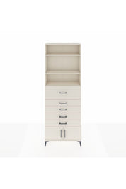 Arges Dolap 3 Raflı 5 Çekmeceli 2 Kapaklı 88x30x243 - S33M122V1A