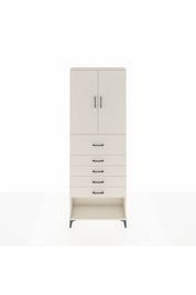 Arges Dolap 3 Raflı 5 Çekmeceli 2 Kapaklı 88x30x243 - S33M123V1A