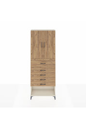 Arges Dolap 3 Raflı 5 Çekmeceli 2 Kapaklı 88x30x243 - S33M123V3A