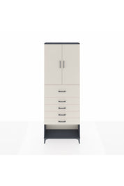 Arges Dolap 3 Raflı 5 Çekmeceli 2 Kapaklı 88x30x243 - S33M123V4A
