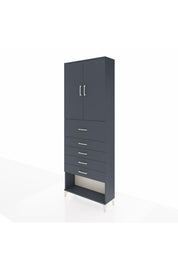Arges Dolap 3 Raflı 5 Çekmeceli 2 Kapaklı 88x30x243 - S33M123V5A