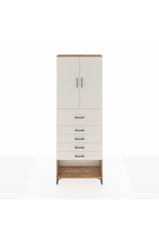Arges Dolap 3 Raflı 5 Çekmeceli 2 Kapaklı 88x30x243 - S33M123V7A