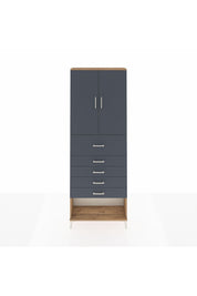 Arges Dolap 3 Raflı 5 Çekmeceli 2 Kapaklı 88x30x243 - S33M123V8A