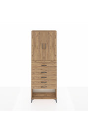Arges Dolap 3 Raflı 5 Çekmeceli 2 Kapaklı 88x30x243 - S33M123V9A