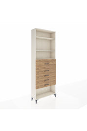 Arges Dolap 3 Raflı 5 Çekmeceli 88x30x243 - S33M124V3A