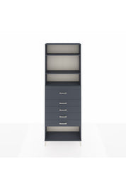 Arges Dolap 3 Raflı 5 Çekmeceli 88x30x243 - S33M124V5A