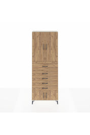 Arges Dolap 3 Raflı 5 Çekmeceli 4 Kapaklı 88x30x243 - S33M125V3A