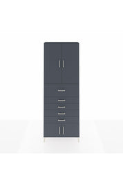 Arges Dolap 3 Raflı 5 Çekmeceli 4 Kapaklı 88x30x243 - S33M125V5A