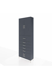 Arges Dolap 3 Raflı 5 Çekmeceli 4 Kapaklı 88x30x243 - S33M125V5A
