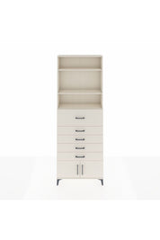Arges Dolap 3 Raflı 5 Çekmeceli 2 Kapaklı 88x30x243 - S33M126V1A