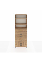 Arges Dolap 3 Raflı 5 Çekmeceli 2 Kapaklı 88x30x243 - S33M126V9A