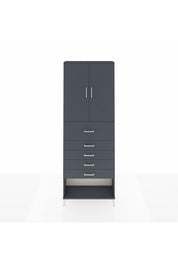 Arges Dolap 3 Raflı 5 Çekmeceli 2 Kapaklı 88x30x243 - S33M127V5A