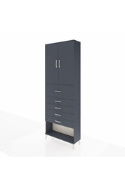 Arges Dolap 3 Raflı 5 Çekmeceli 2 Kapaklı 88x30x243 - S33M127V5A