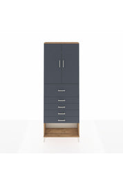 Arges Dolap 3 Raflı 5 Çekmeceli 2 Kapaklı 88x30x243 - S33M127V8A