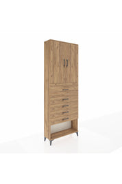 Arges Dolap 3 Raflı 5 Çekmeceli 2 Kapaklı 88x30x243 - S33M127V9A