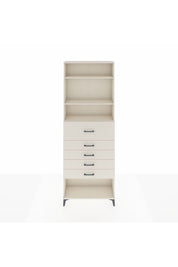 Arges Dolap 3 Raflı 5 Çekmeceli 88x30x243 - S33M128V1A