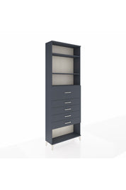 Arges Dolap 3 Raflı 5 Çekmeceli 88x30x243 - S33M128V5A