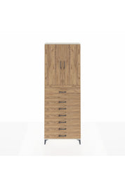 Arges Dolap 3 Raflı 7 Çekmeceli 2 Kapaklı 88x30x243 - S33M129V3A