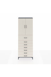 Arges Dolap 3 Raflı 7 Çekmeceli 2 Kapaklı 88x30x243 - S33M129V4A
