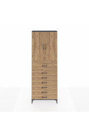 Arges Dolap 3 Raflı 7 Çekmeceli 2 Kapaklı 88x30x243 - S33M129V6A