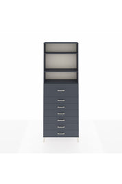Arges Dolap 3 Raflı 7 Çekmeceli 88x30x243 - S33M130V5A