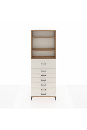 Arges Dolap 3 Raflı 7 Çekmeceli 88x30x243 - S33M130V7A