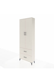 Arges Dolap 4 Raflı 2 Çekmeceli 2 Kapaklı 88x30x243 - S33M131V1A