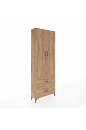 Arges Dolap 4 Raflı 2 Çekmeceli 2 Kapaklı 88x30x243 - S33M131V9A