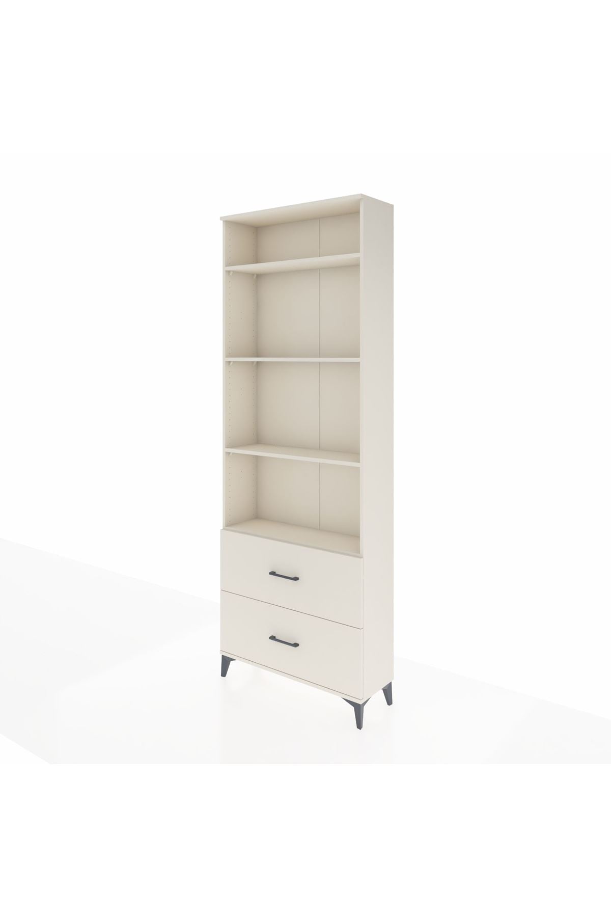 Arges Dolap 4 Raflı 2 Çekmeceli 88x30x243 - S33M132V1A