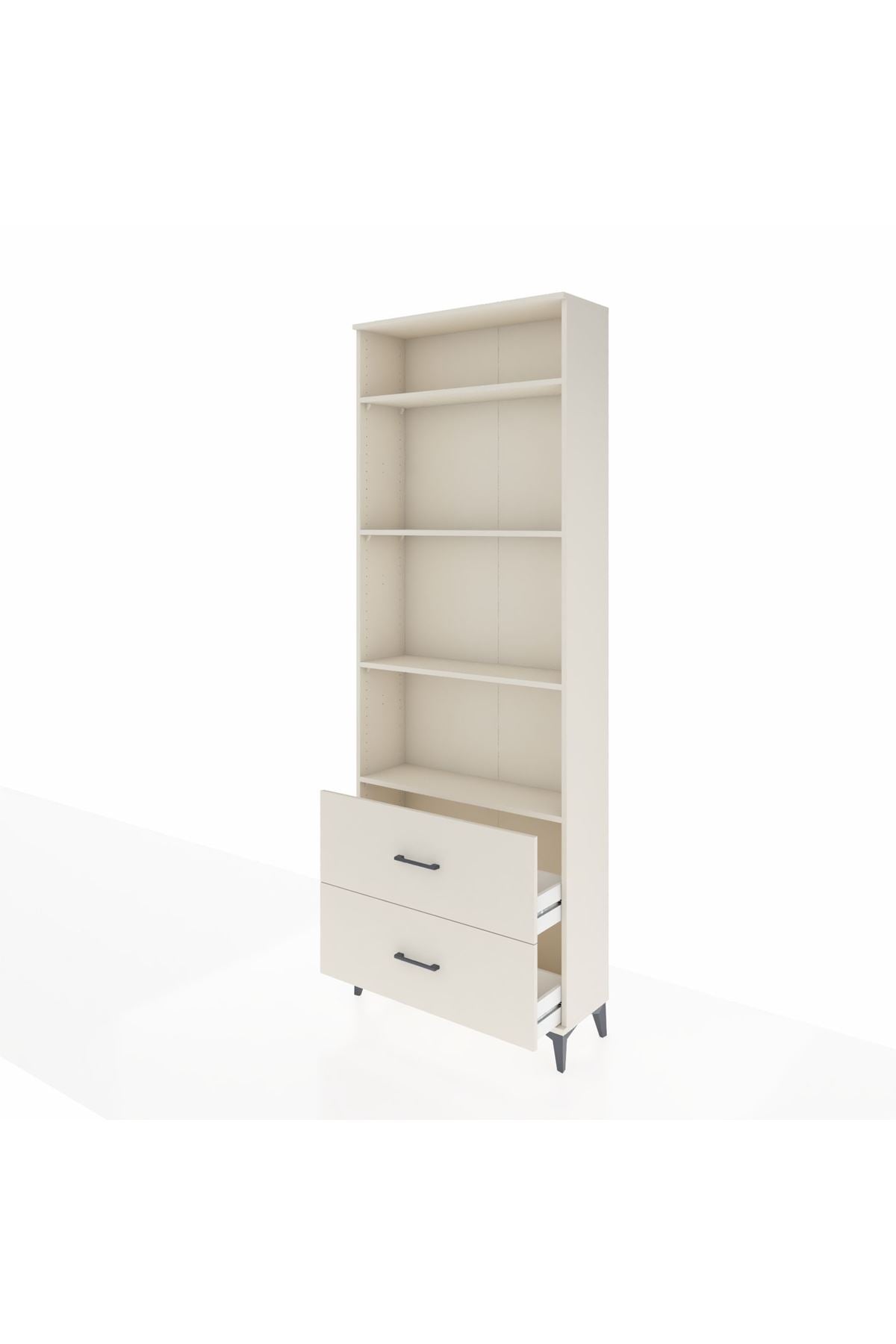 Arges Dolap 4 Raflı 2 Çekmeceli 88x30x243 - S33M132V1A