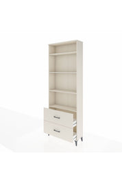 Arges Dolap 4 Raflı 2 Çekmeceli 88x30x243 - S33M132V1A