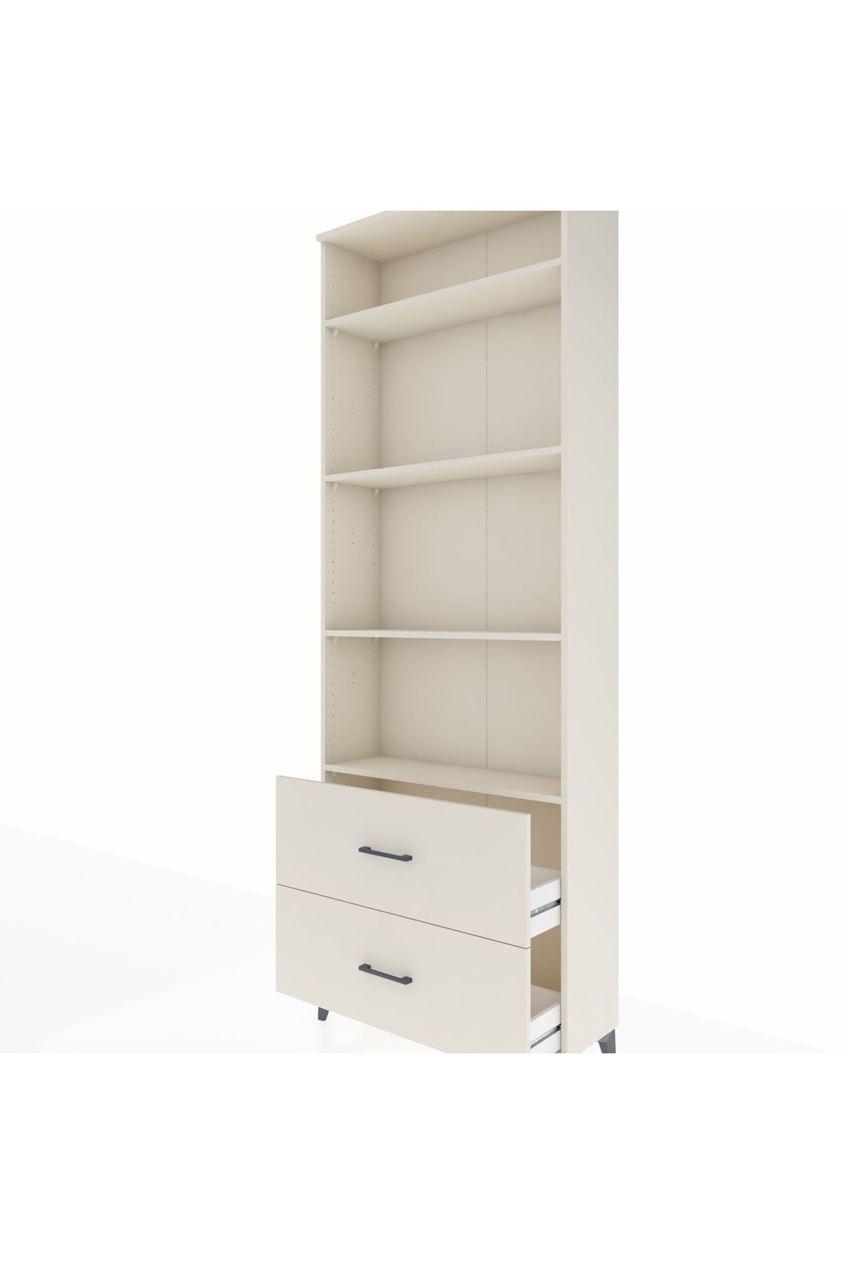 Arges Dolap 4 Raflı 2 Çekmeceli 88x30x243 - S33M132V1A