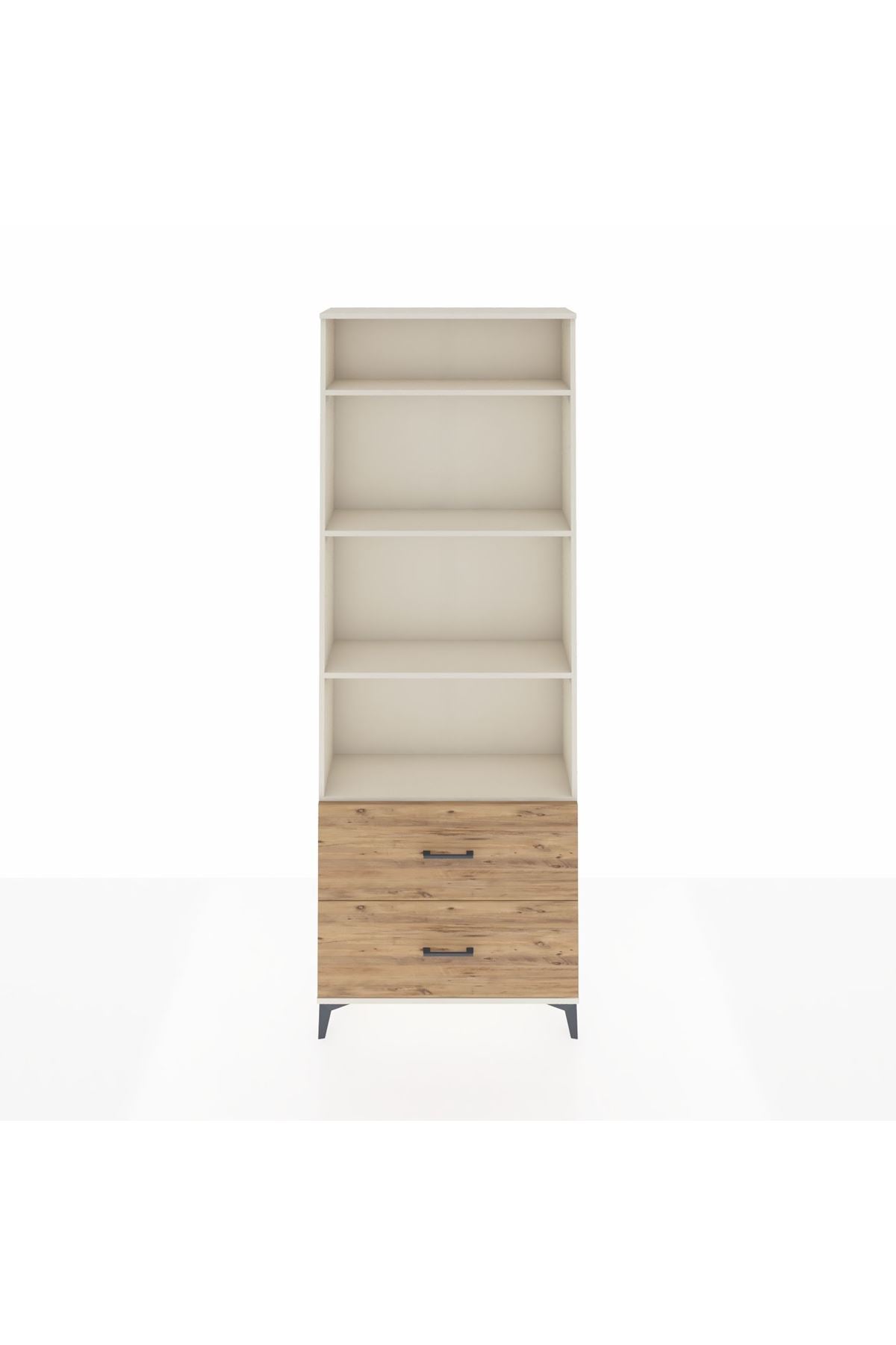 Arges Dolap 4 Raflı 2 Çekmeceli 88x30x243 - S33M132V3A
