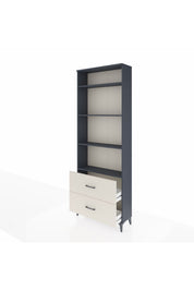 Arges Dolap 4 Raflı 2 Çekmeceli 88x30x243 - S33M132V4A