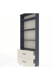 Arges Dolap 4 Raflı 2 Çekmeceli 88x30x243 - S33M132V4A