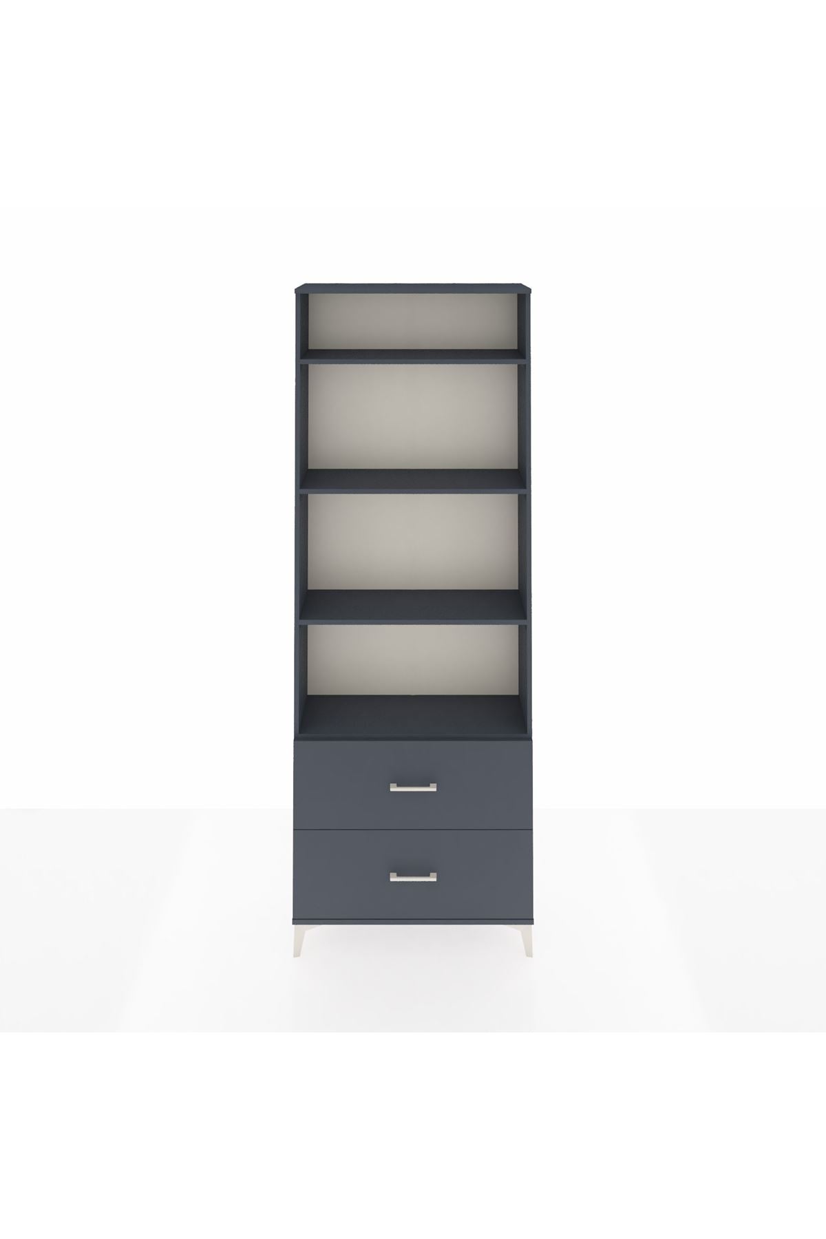Arges Dolap 4 Raflı 2 Çekmeceli 88x30x243 - S33M132V5A