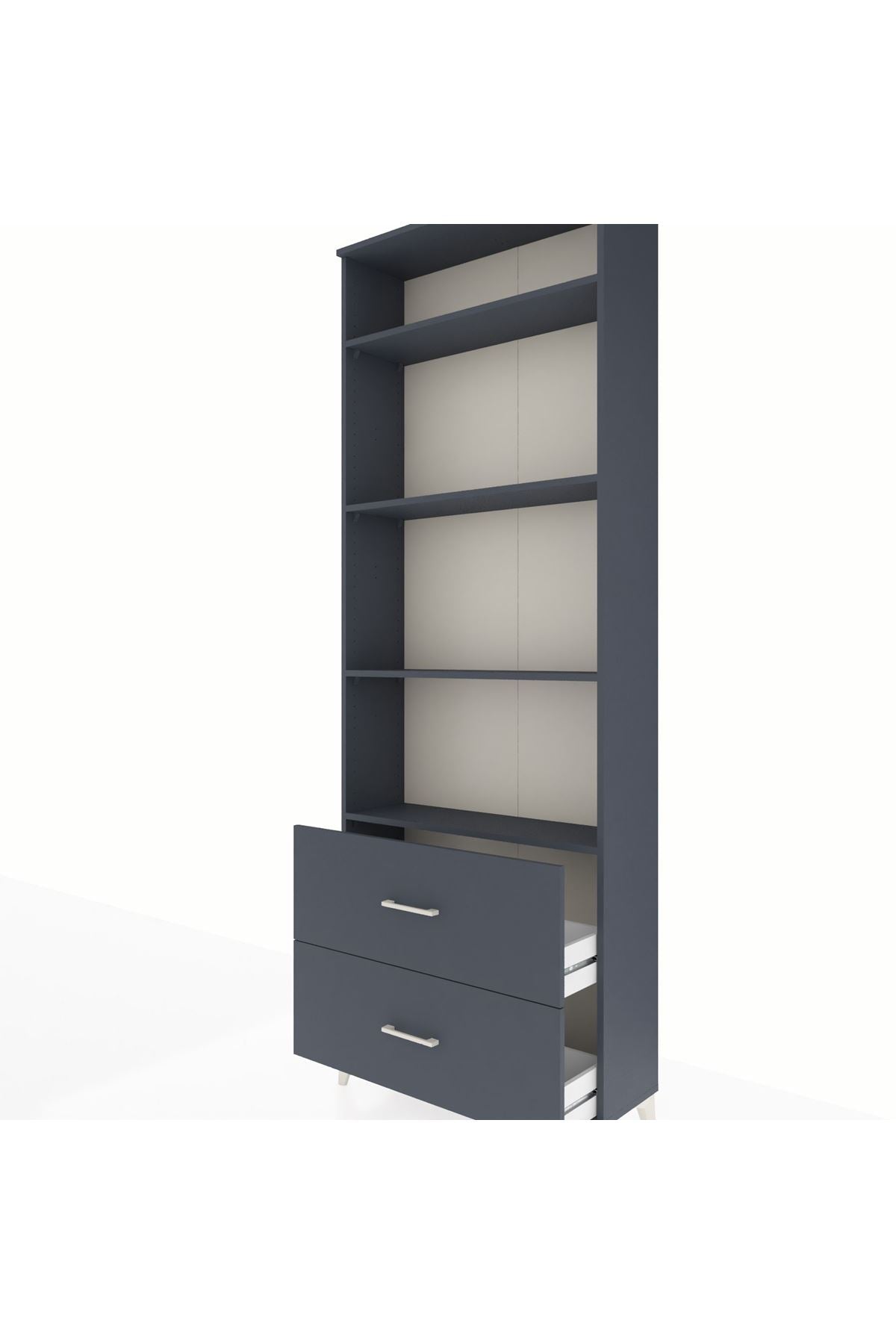 Arges Dolap 4 Raflı 2 Çekmeceli 88x30x243 - S33M132V5A