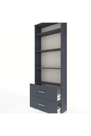 Arges Dolap 4 Raflı 2 Çekmeceli 88x30x243 - S33M132V5A