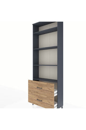 Arges Dolap 4 Raflı 2 Çekmeceli 88x30x243 - S33M132V6A
