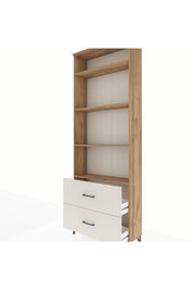 Arges Dolap 4 Raflı 2 Çekmeceli 88x30x243 - S33M132V7A