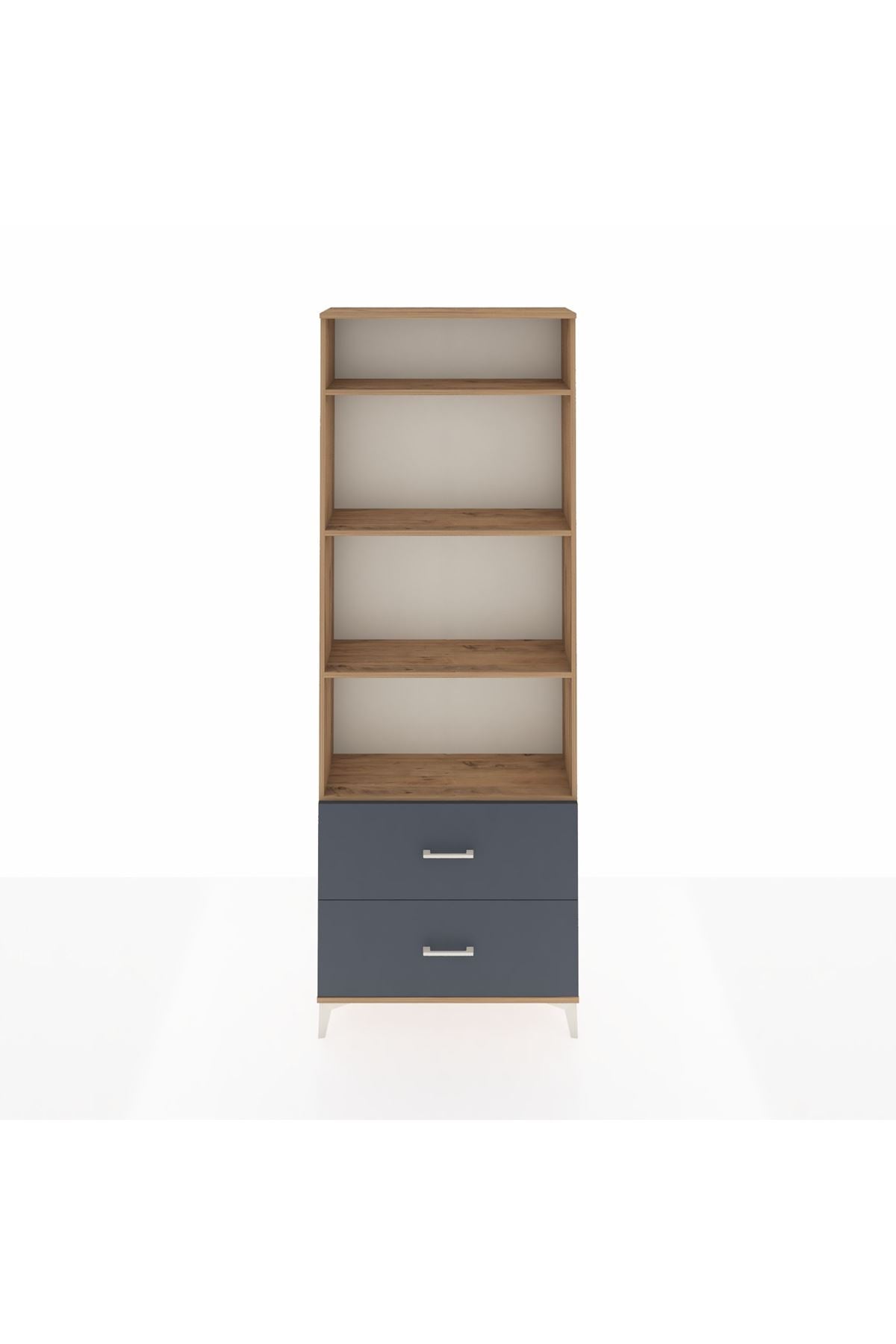 Arges Dolap 4 Raflı 2 Çekmeceli 88x30x243 - S33M132V8A