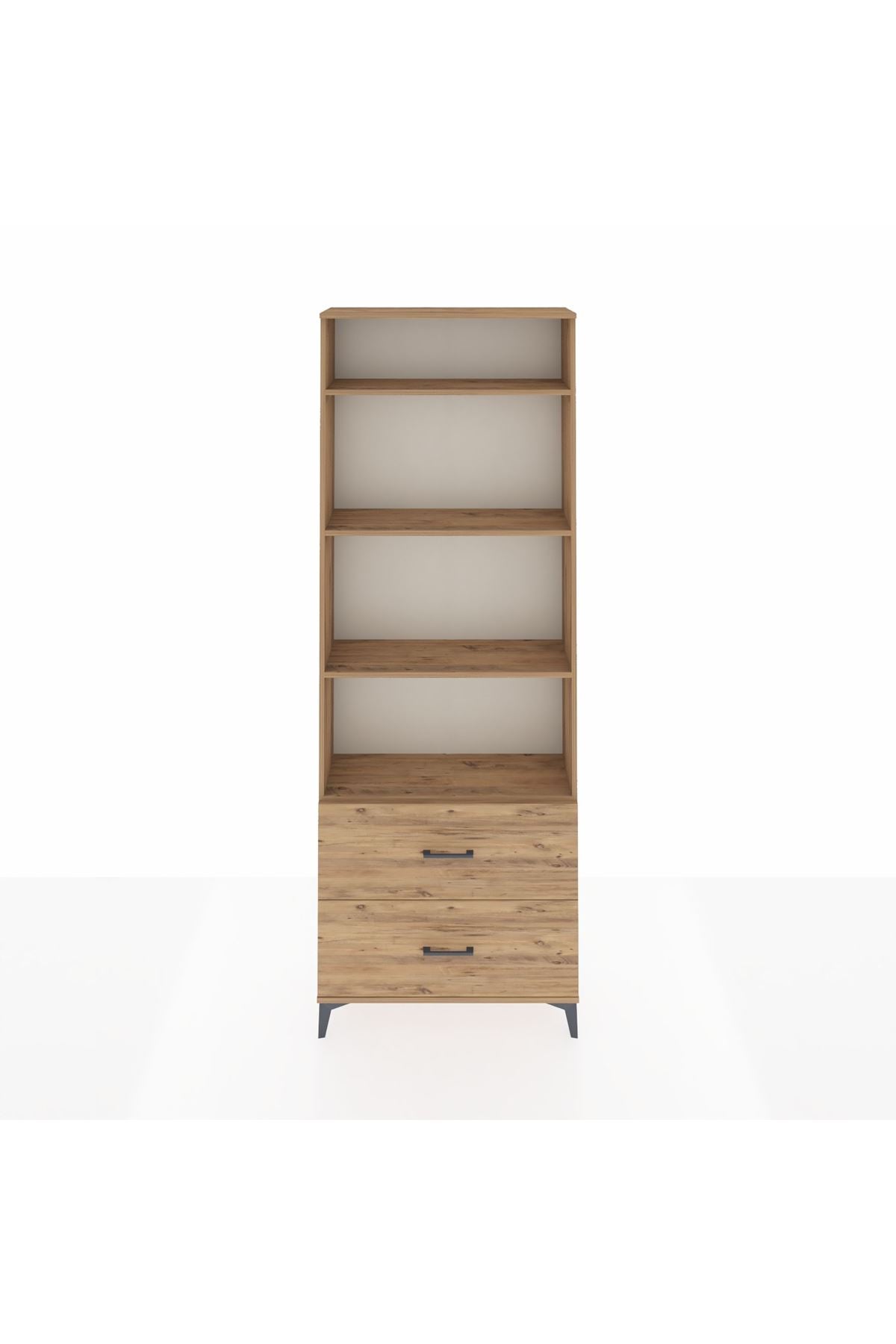 Arges Dolap 4 Raflı 2 Çekmeceli 88x30x243 - S33M132V9A