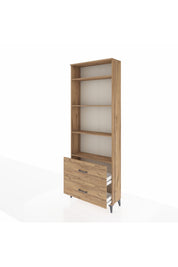 Arges Dolap 4 Raflı 2 Çekmeceli 88x30x243 - S33M132V9A