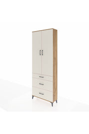 Arges Dolap 4 Raflı 3 Çekmeceli 2 Kapaklı 88x30x243 - S33M133V7A