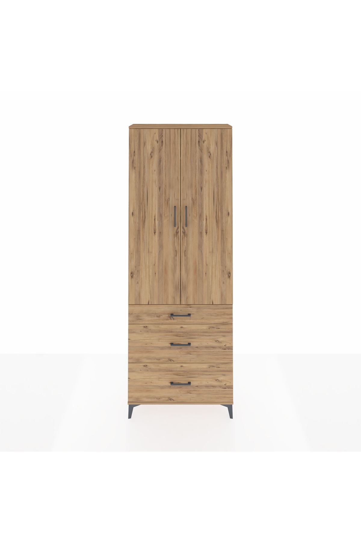 Arges Dolap 4 Raflı 3 Çekmeceli 2 Kapaklı 88x30x243 - S33M133V9A