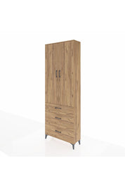 Arges Dolap 4 Raflı 3 Çekmeceli 2 Kapaklı 88x30x243 - S33M133V9A