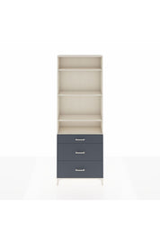 Arges Dolap 4 Raflı 3 Çekmeceli 88x30x243 - S33M134V2A