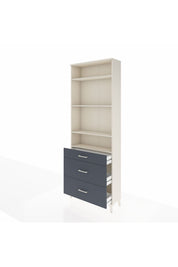 Arges Dolap 4 Raflı 3 Çekmeceli 88x30x243 - S33M134V2A