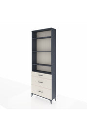 Arges Dolap 4 Raflı 3 Çekmeceli 88x30x243 - S33M134V4A