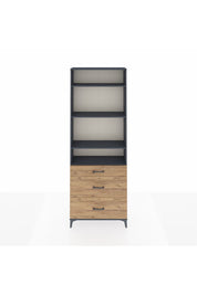 Arges Dolap 4 Raflı 3 Çekmeceli 88x30x243 - S33M134V6A